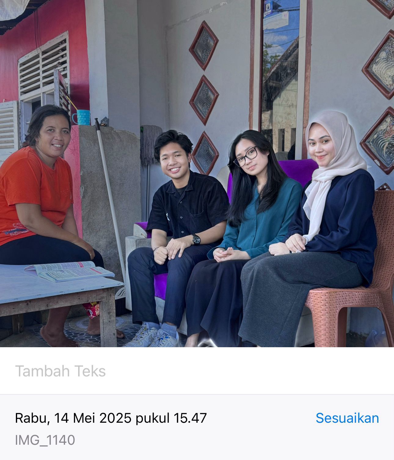 pertemuan ketiga dengan adik faizal